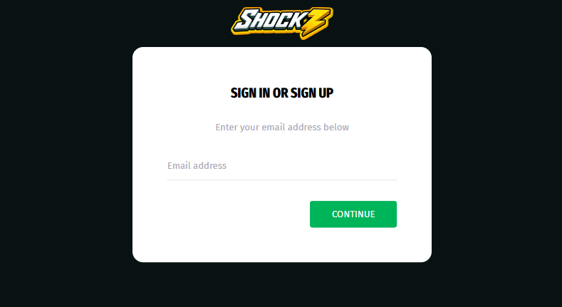 Shockz Casino Login and Register